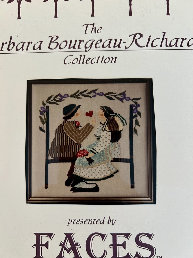Barbara Bourgeau-Richards Faces Dimensional Needlework Patterns Lot 3