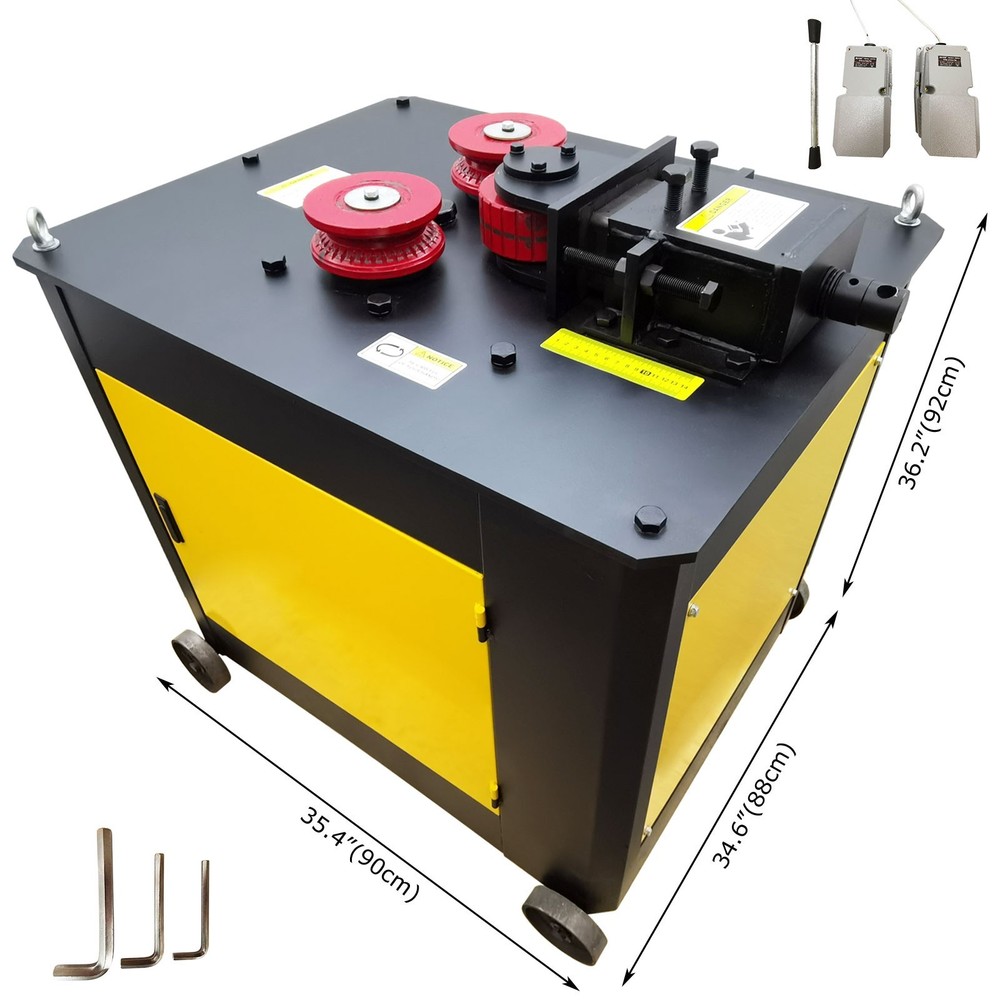 220V 3PH 4KW 30-Type Fully Automatic Steel Bar Circular Bending Machine