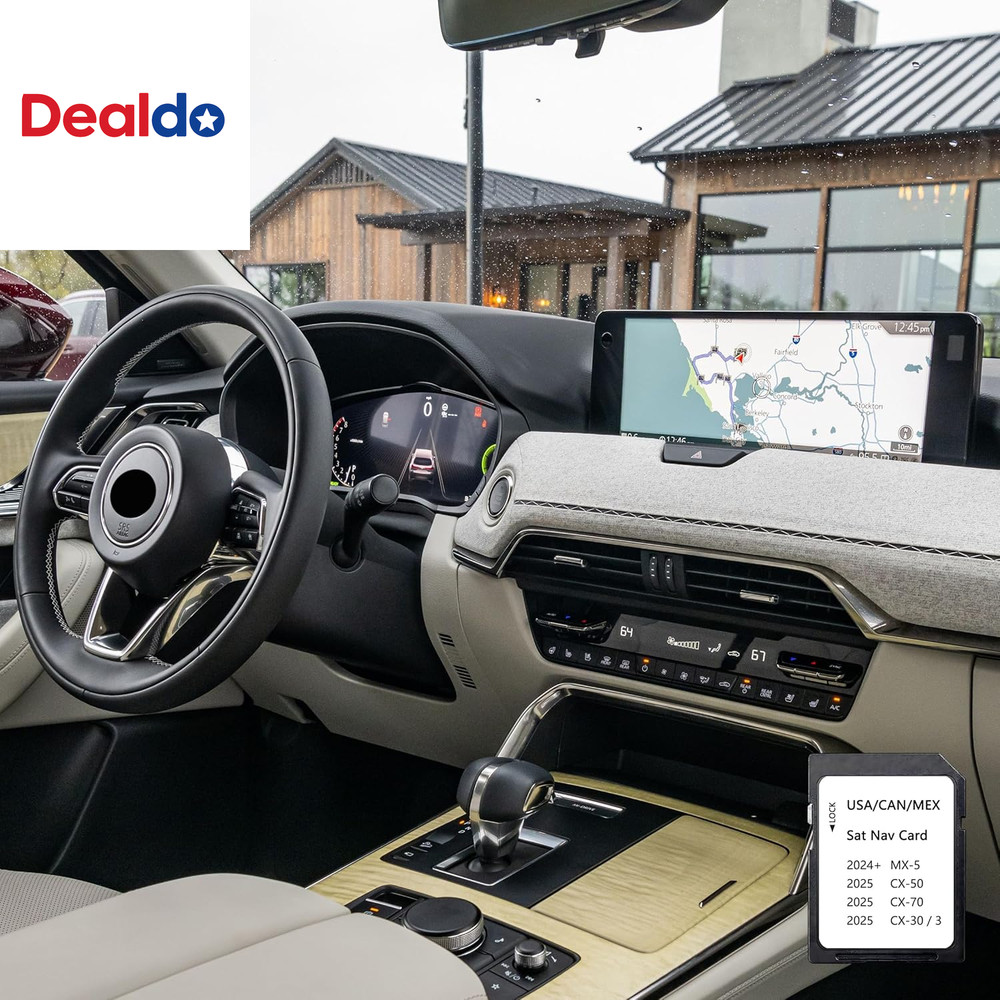 Upgraded Navigation SD Card with Latest Maps Version Compatible with 3 CX-30 CX-