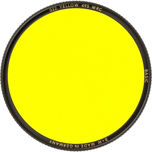 B+W #495/022 Yellow MRC Basic Filter (39mm) 66-1102634