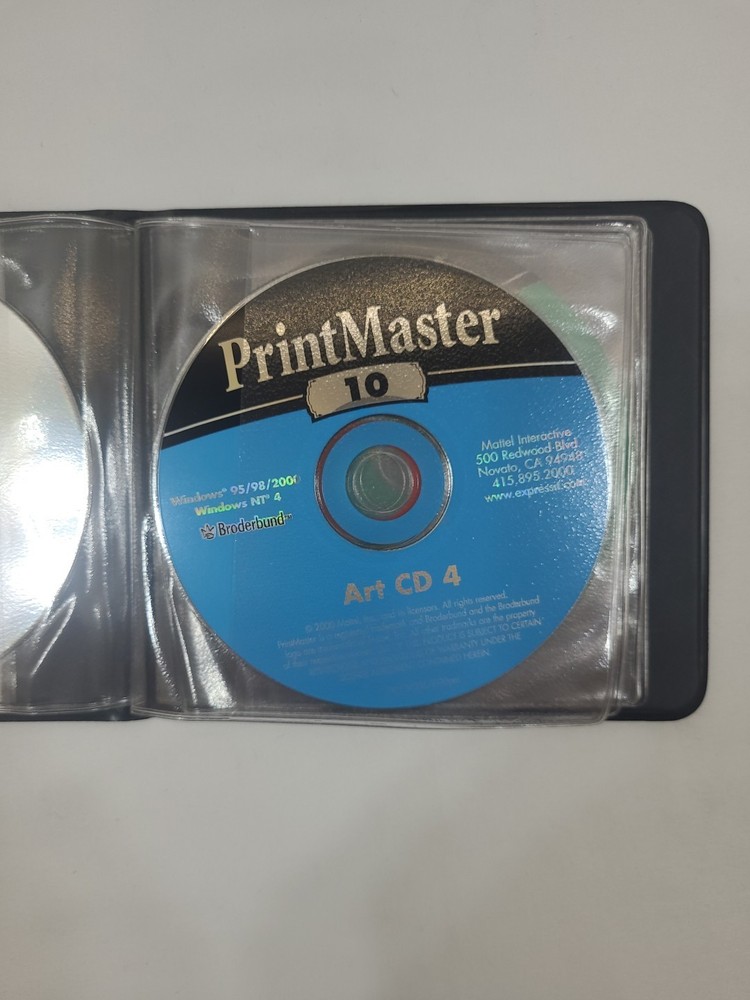 PrintMaster Platinum 10 1997-9 CD’s Complete & Tested.