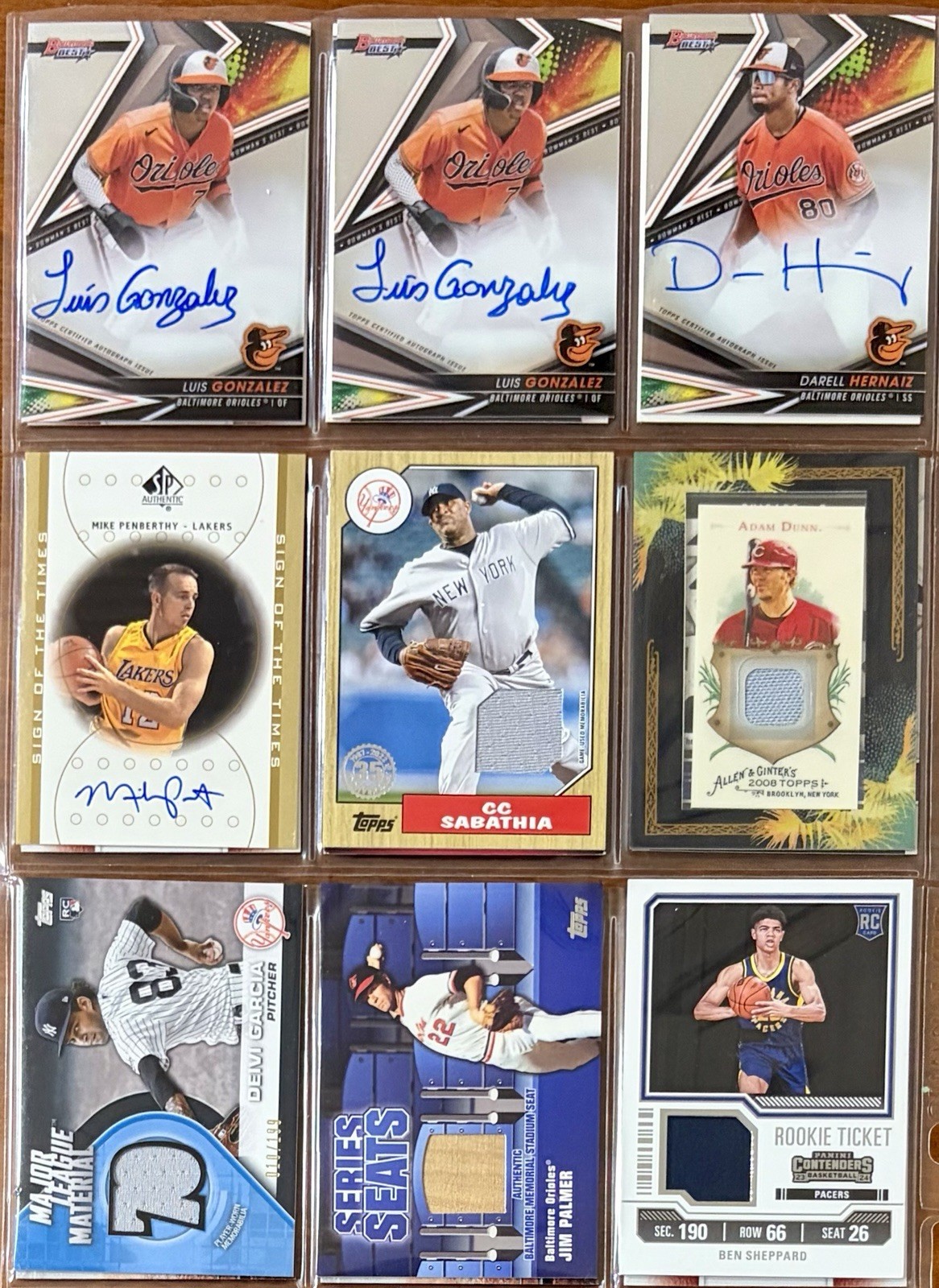 (86) Total Sports Cards Lot of Autographs, Jersey Relics, #d, Autos, 1/1 Plate!