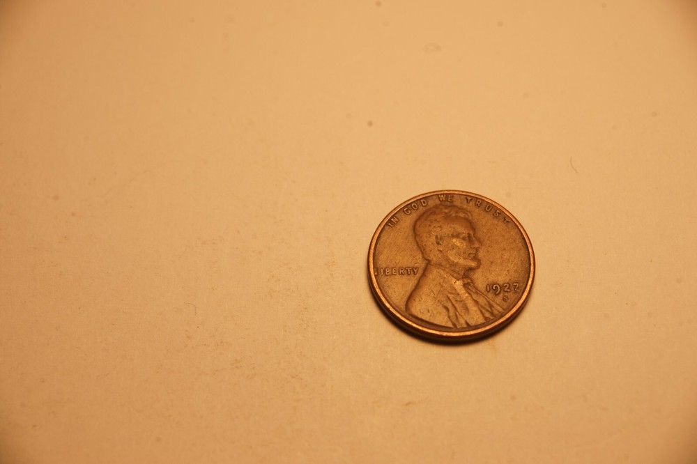 1927 S LINCOLN PENNY  VF 1