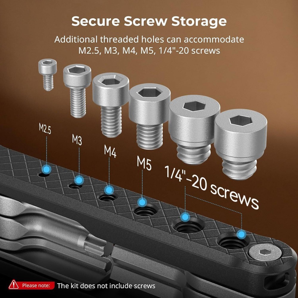 SmallRig Folding Tool Set with Screwdrivers and Hex Key Wrenches 4681