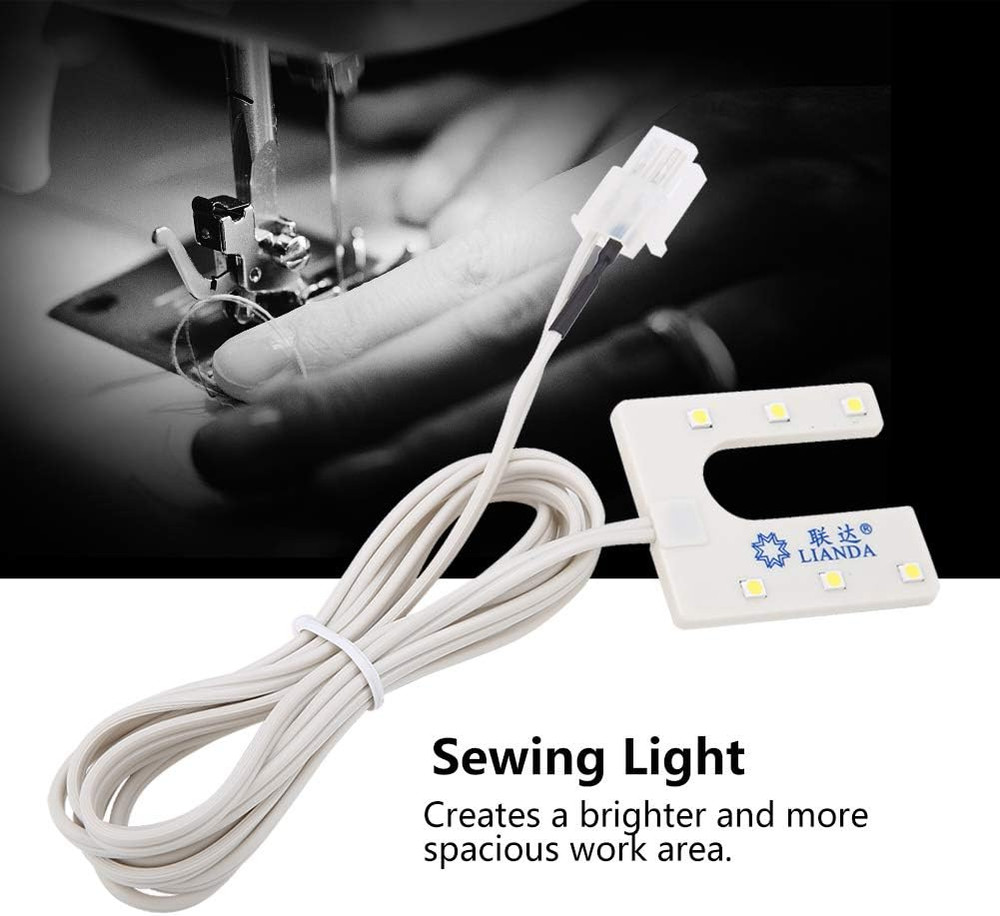 Sewing Machine LED Light, 0.3W 5V 6-LED Sewing Machine Accessory LED Working ...