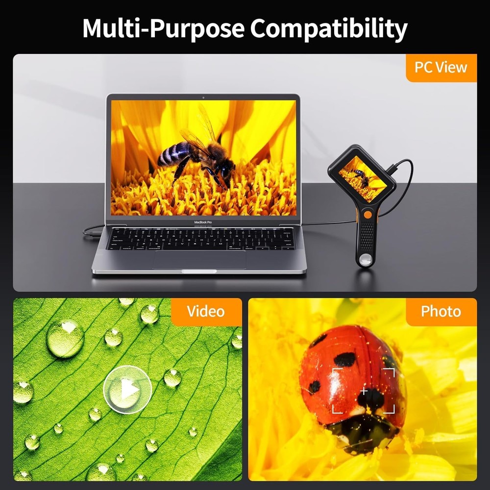 500X Handheld Pocket Microscope