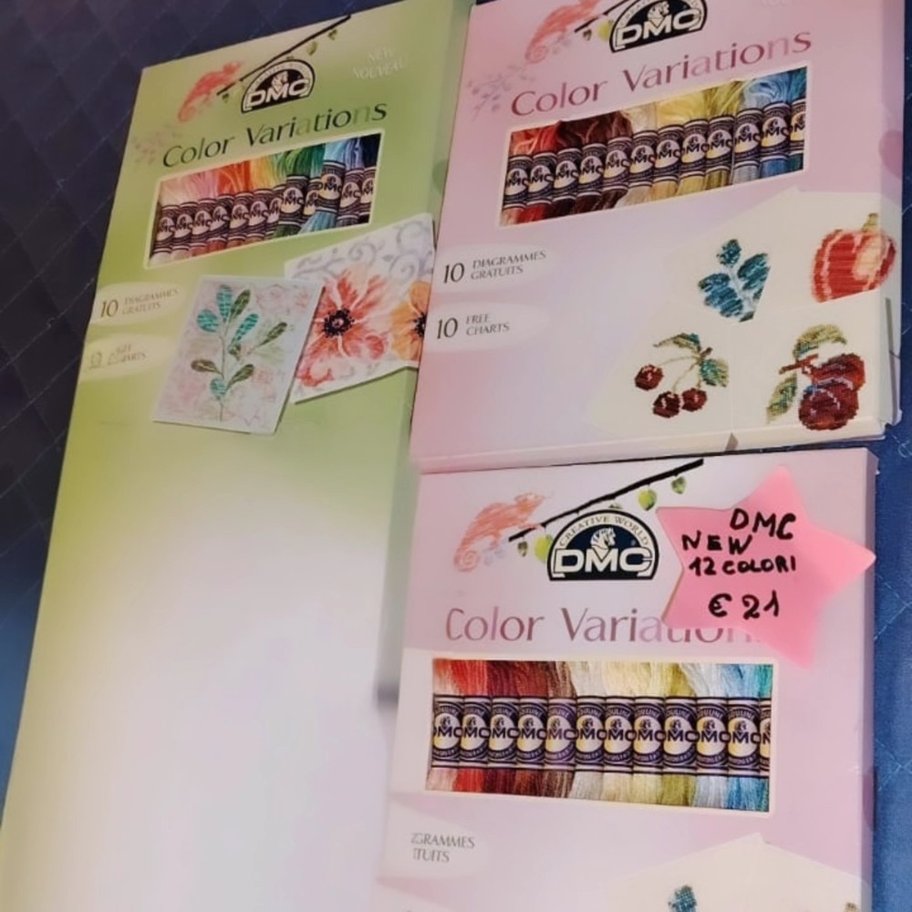 DMC MOULINÉ special 3 boxes new colors