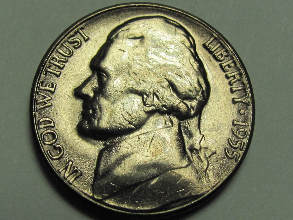 1955 Jefferson 5 cent - Uncirculated