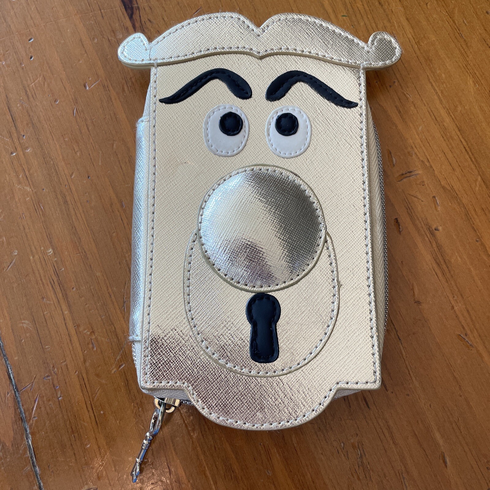 Disney Parks Alice in Wonderland Doorknob Coin Purse Wallet Pouch Zipper Retired