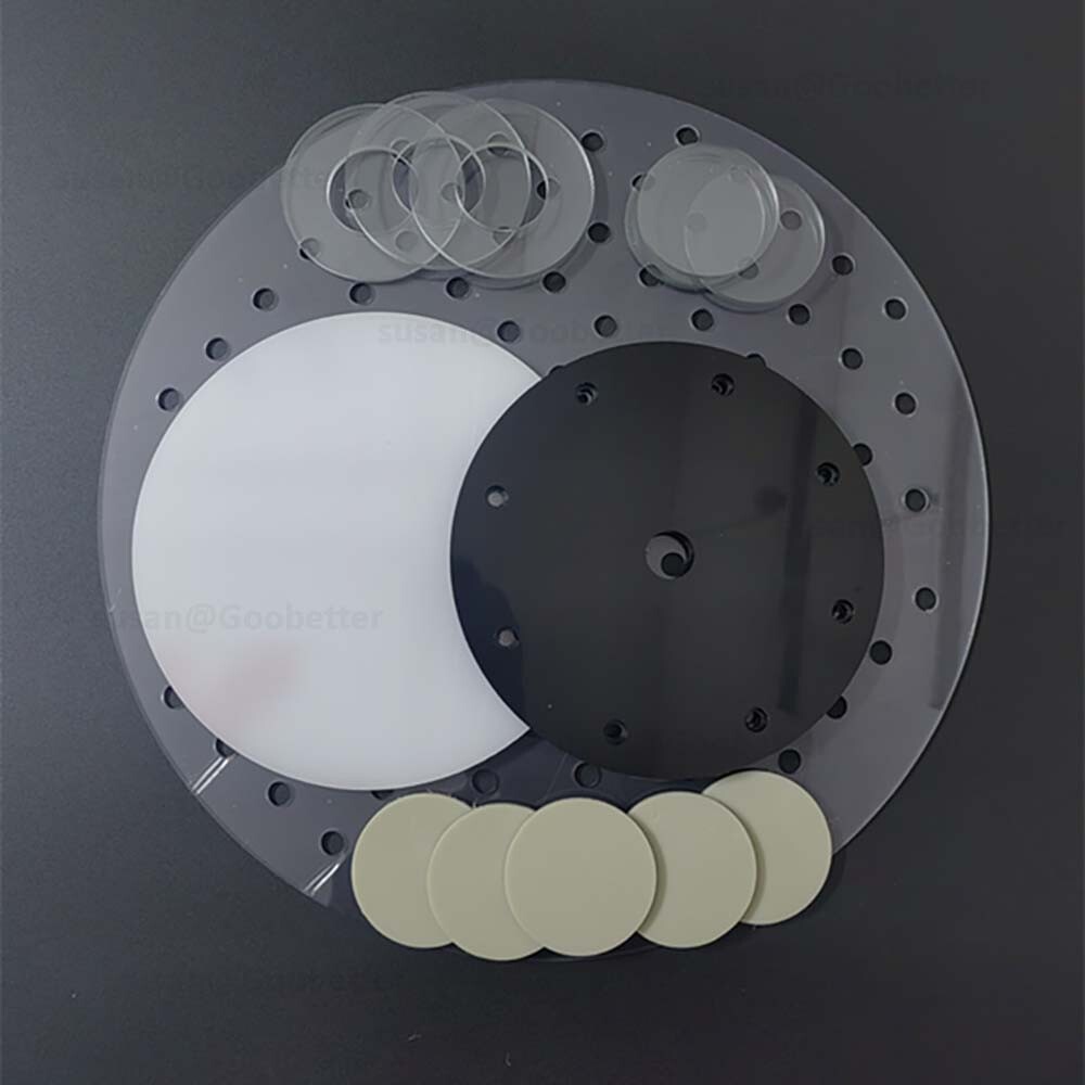 Circles Cut Disc Circles Round Black PP Plastic Custom Sizes Available 20-350mm