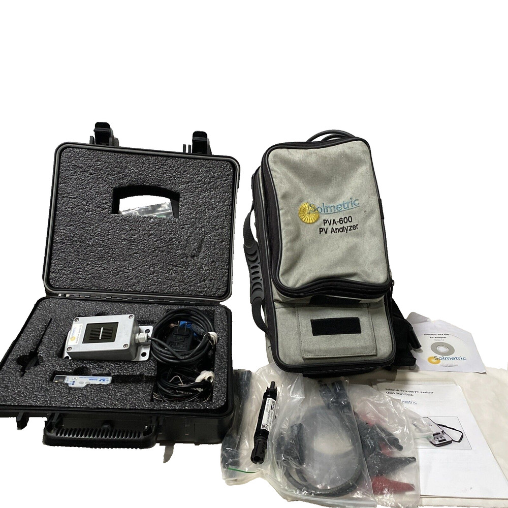 Solmetric PVA-600 PV Analyzer With Irradiance Sensor /Works