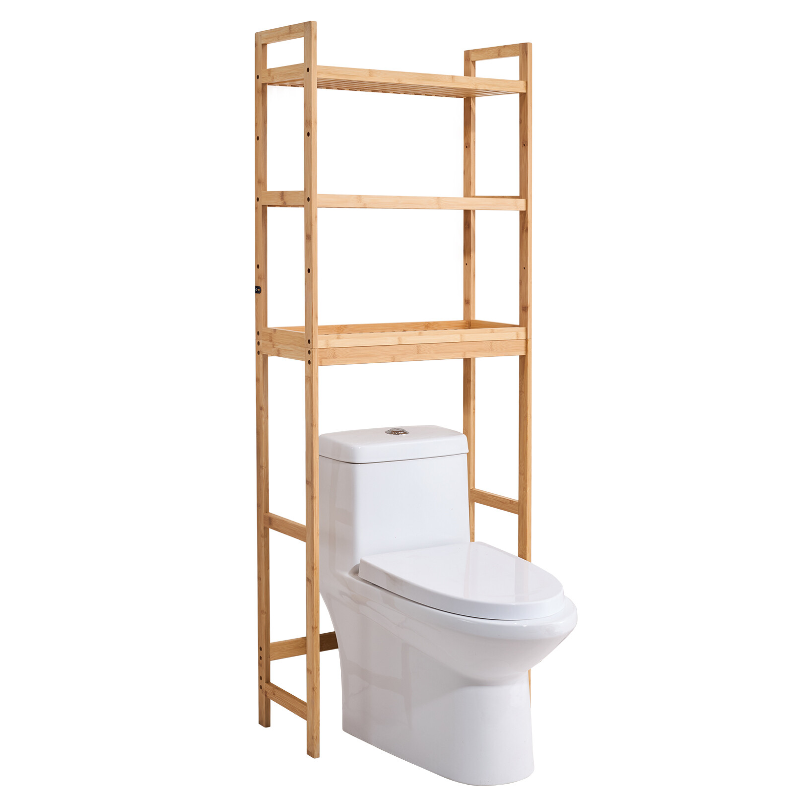 VEVOR Over the Toilet Storage 3-Tier Bathroom Shelf Rack Space Saver Organizer