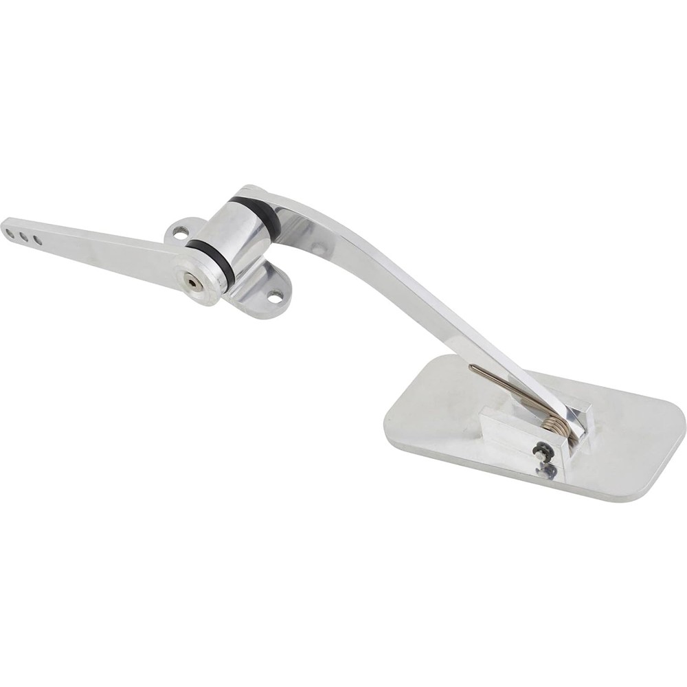 Street Hot Rat Rod Gas Pedal Firewall Mount Throttle Polished Aluminum Universal