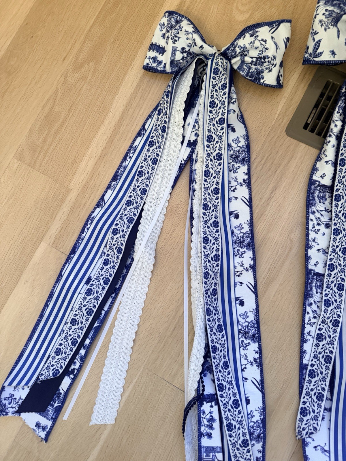 Two Haven Haus Ginger Jar Wreath Ribbons