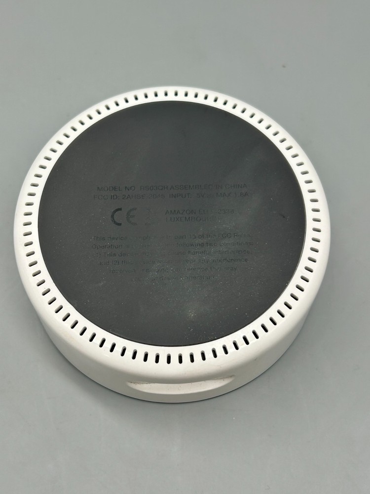 Amazon Echo Dot White (2nd Gen) Smart Speake Unit ONLY RS03QR - Tested