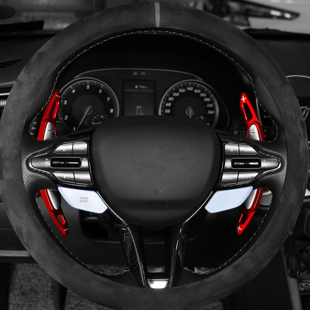 Aluminum Alloy Car Steering Wheel Paddle Shifter Extension For Hyundai Elantra N