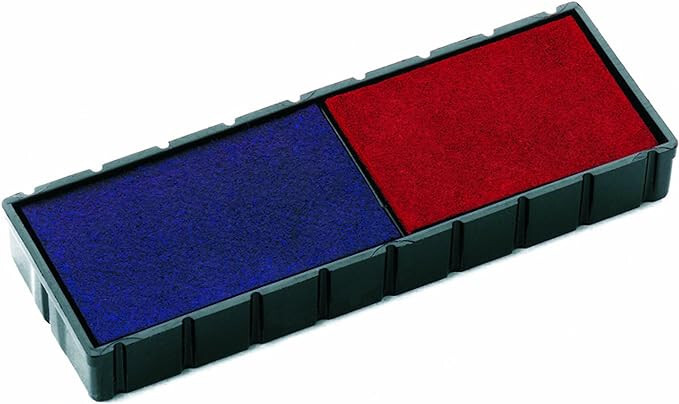 COLOP E/12/2 REP PADS BLUE/RED PACK2