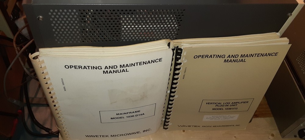 Scalar Network Analyzer COMPLETE with Detectors 1 MHz - 18 GHz TESTED Wavetek