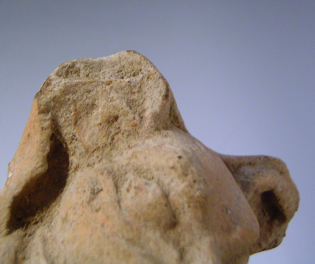 Pre Columbian Mayan Jaguar Pottery Fragment