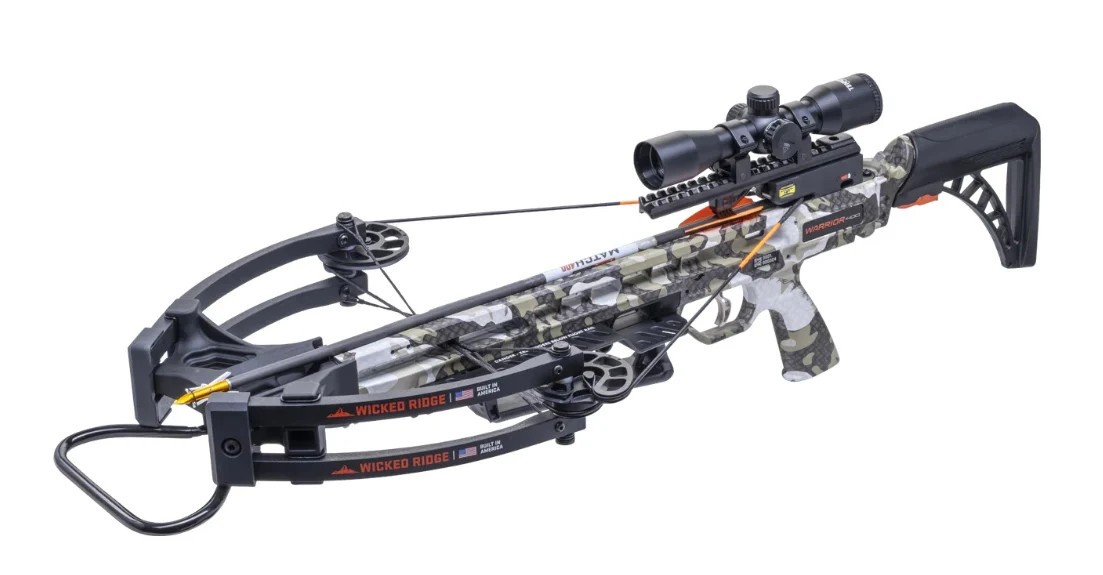 Wicked Ridge Warrior 400 Crossbow With Pro-View Scope Peak XT Bundle