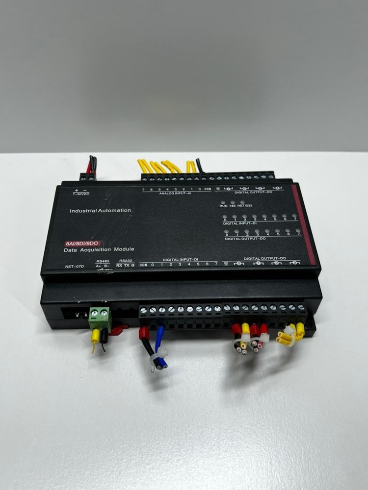 8AI 8DI 8DO Modbus RTU Data Acquisition IO Module Industrial Controller