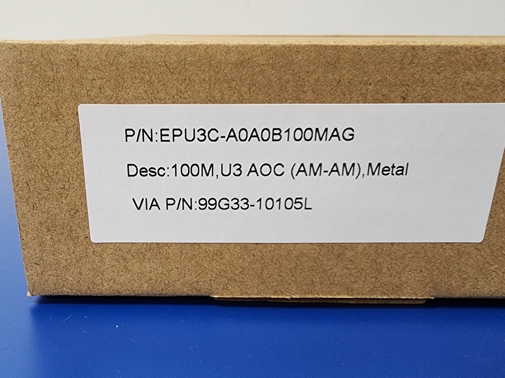 EverPro Technologies EPU3C-A0A0B100M 100M USB 3.0 Active Fiber Optical Cable