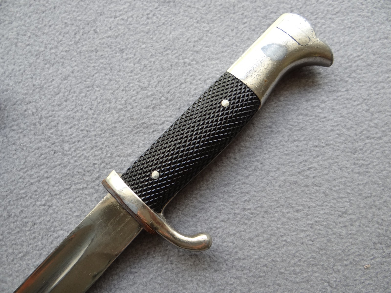 German WKC Knight Head Dress Bayonet with Metal Scabbard, WWII