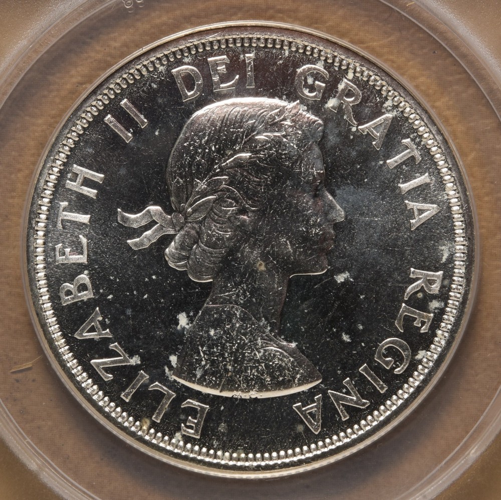 1964 PL Canada Silver Dollar ANACS MS63