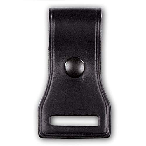 Leather Mic Holder with Black snap BLACK