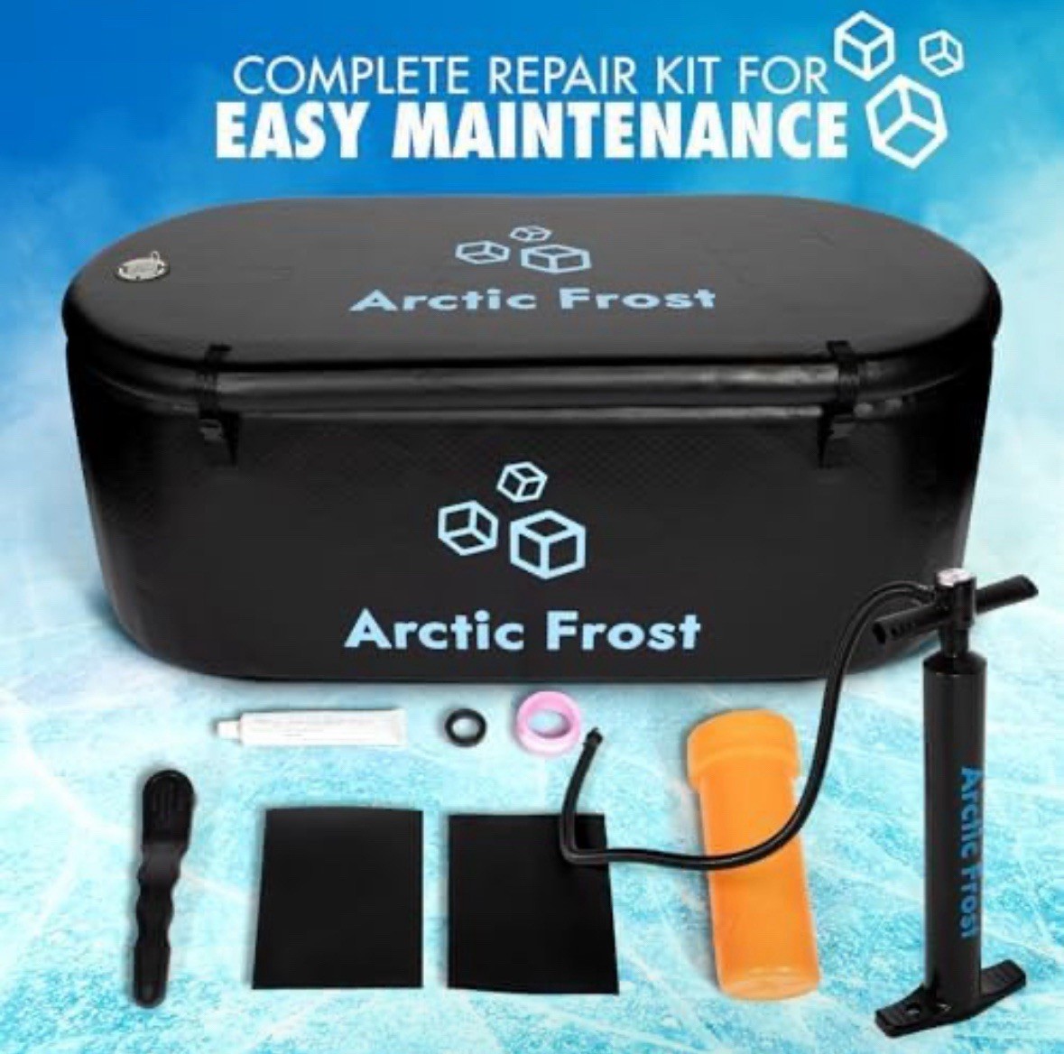 New Large Arctic Frost Portable Ice Bath Cold Plunge Tub with Cover