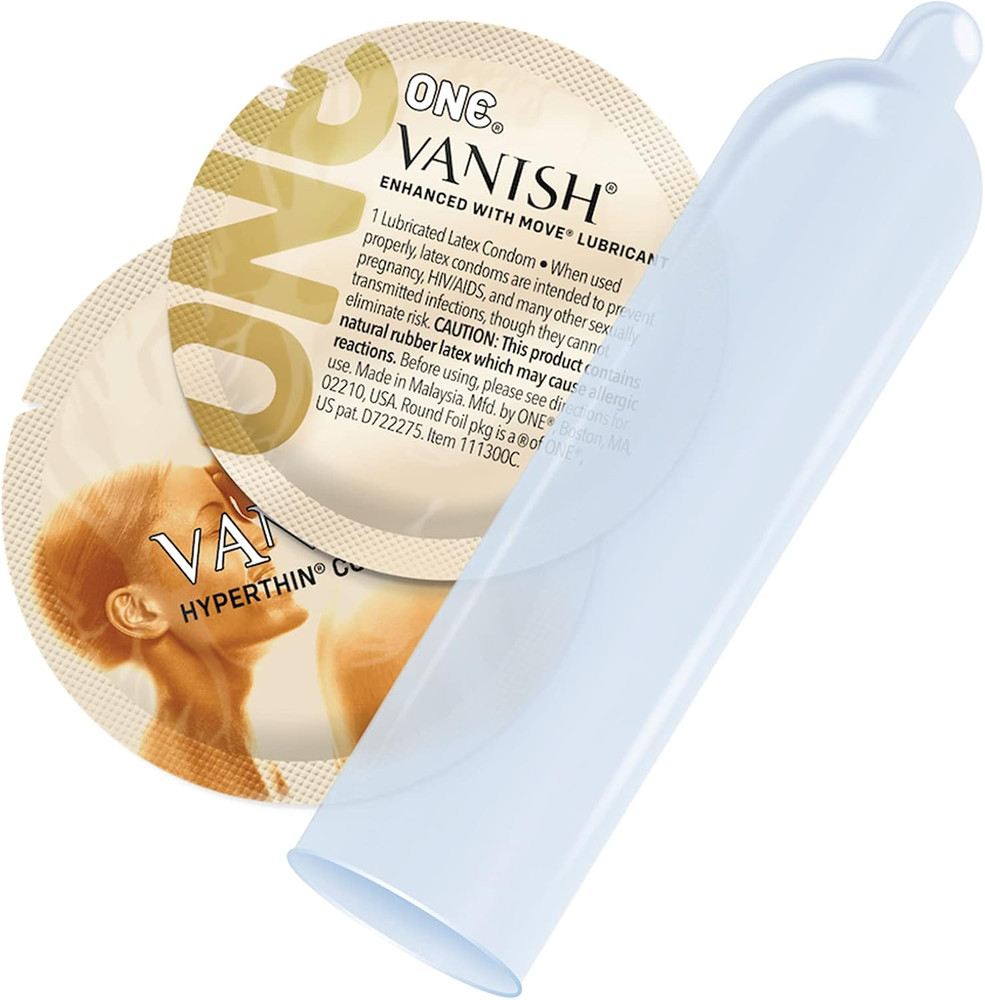 Condoms Vanish Hyperthin | Ultra Thin Latex Condoms 100 Pack