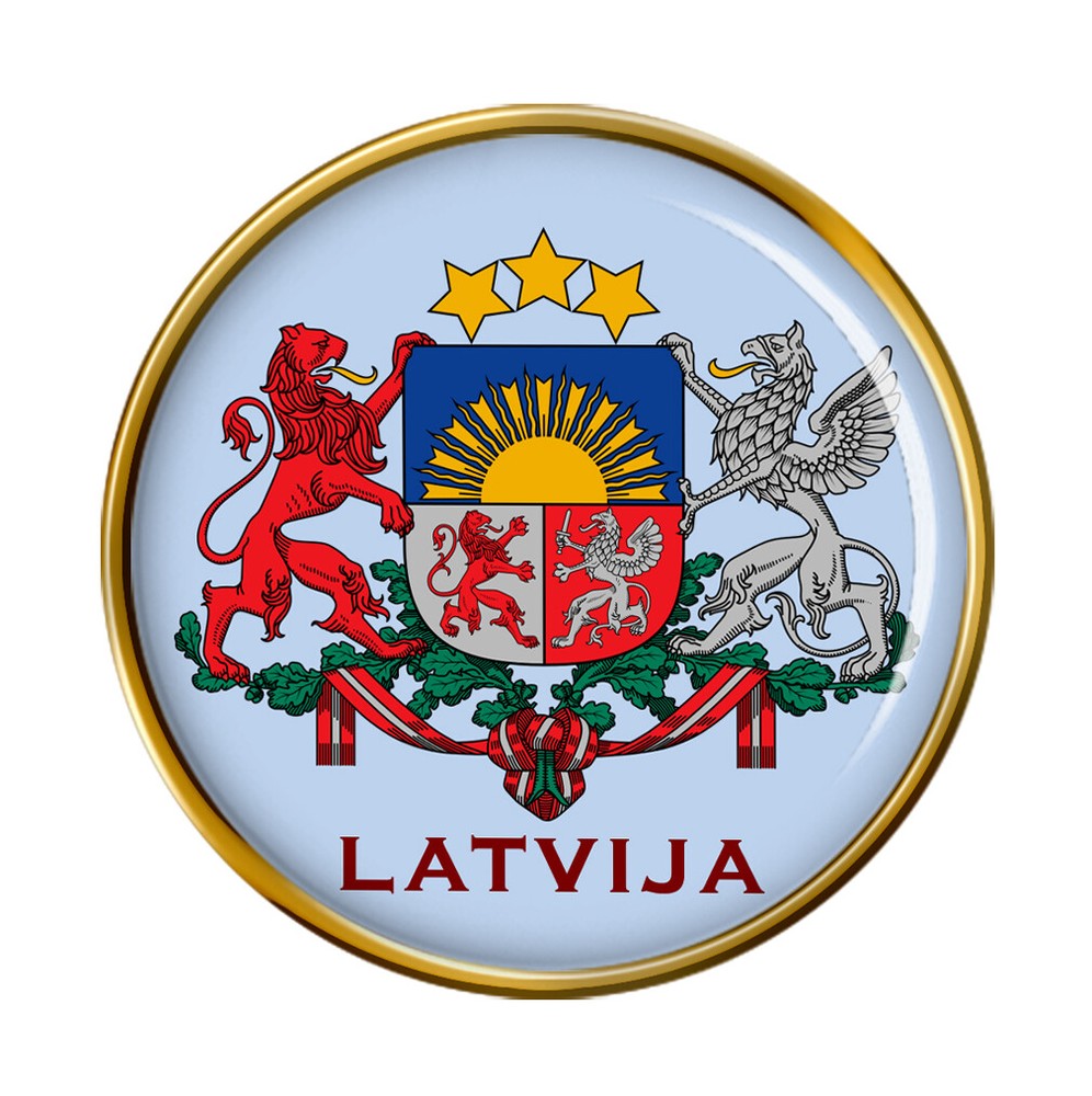 Latvia Pin Badge