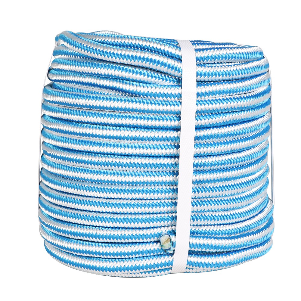 Braided Nylon Core Polyester Arborist Tree Rope 16 Strand 1/2" × 150'