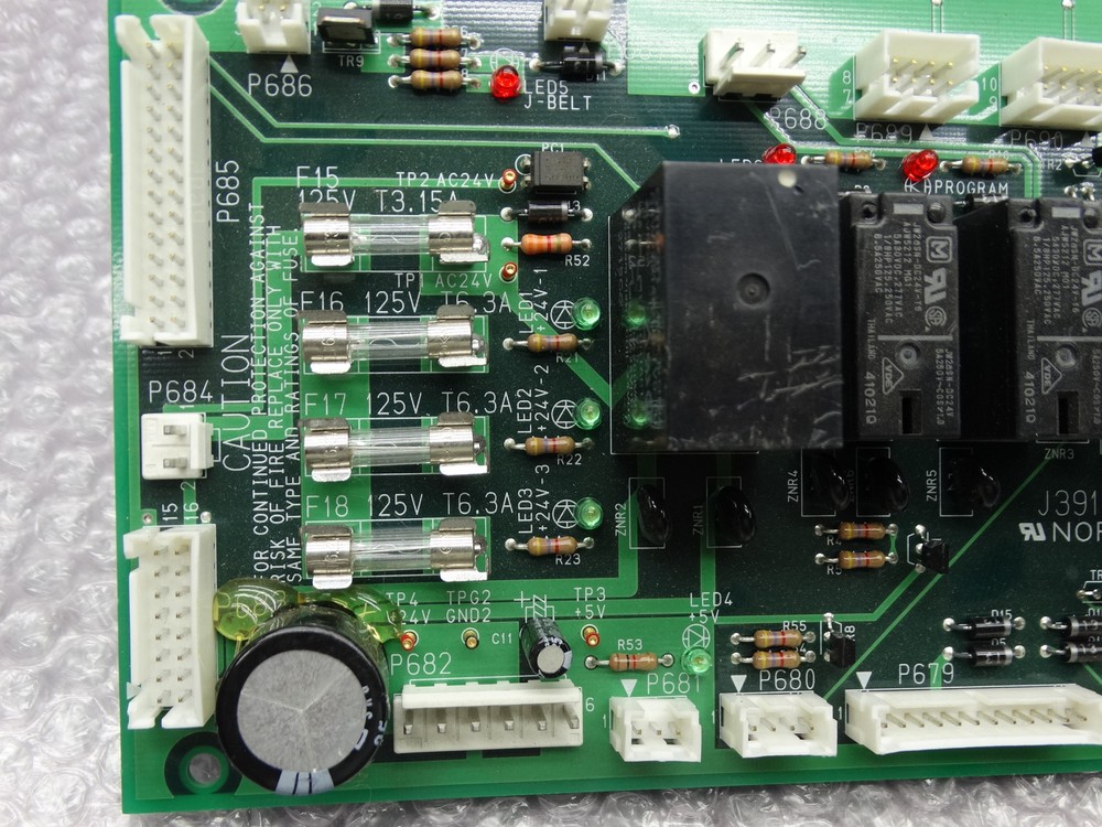Noritsu Oritsu Power P.C.B J391302-00 Working Condition