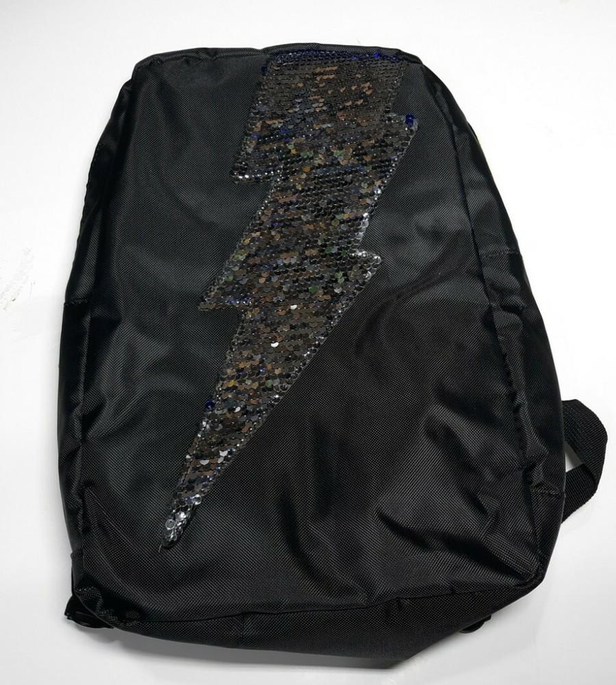  Sequin Detail Lightning Backpack - Cat & Jack  Black