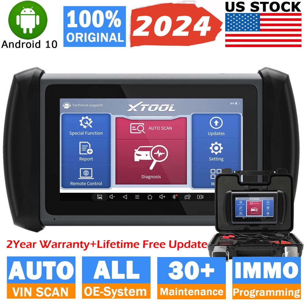 XTOOL IP616 Auto Scan Full System Diagnostic Tool OBD2 Scanner CANFD Key Coding
