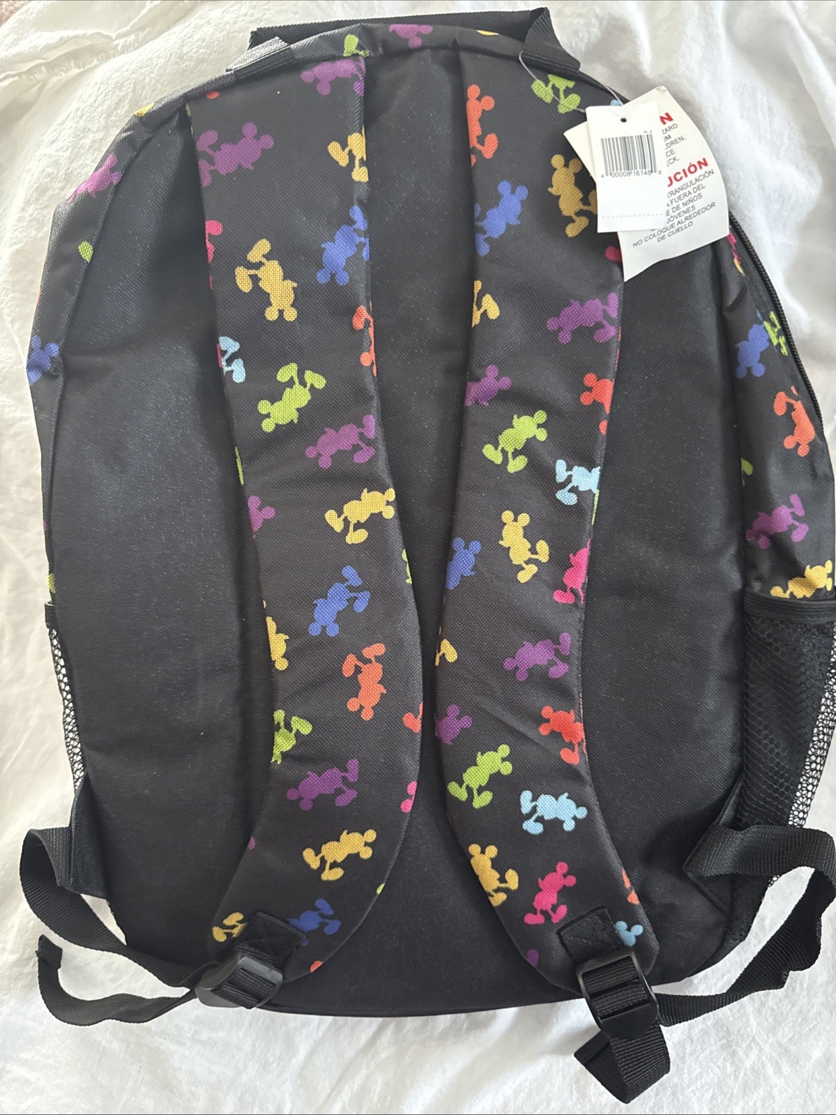 Disney Parks Walt Disney World Mickey Mouse Backpack Multicolor Print Adult Size
