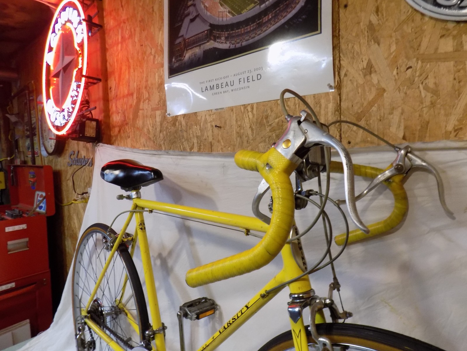 1975 SCHWINN VARSITY MENS 10-SPEED ROAD BIKE VINTAGE CONTINENTAL KOOL LEMON 27