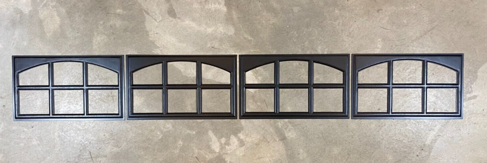 4 Amarr Cascade Replacement Insert for Short Panel Amarr Garage Doors Black