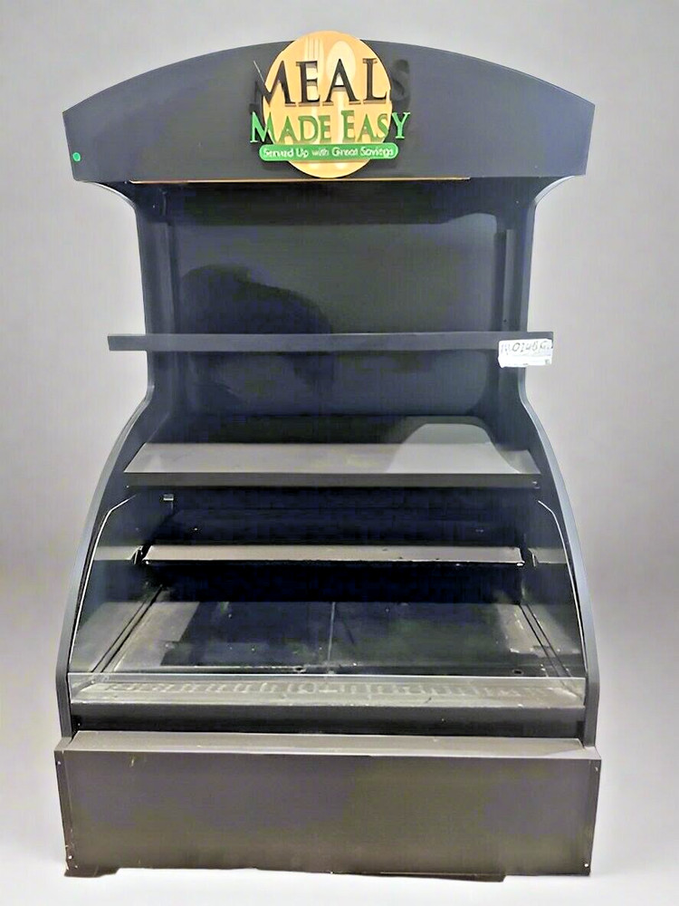 "STRUCTURAL CONCEPTS" REFRIGERATED LIGHTED VERTICAL DUAL ZONE OPEN DISPLAY CASE