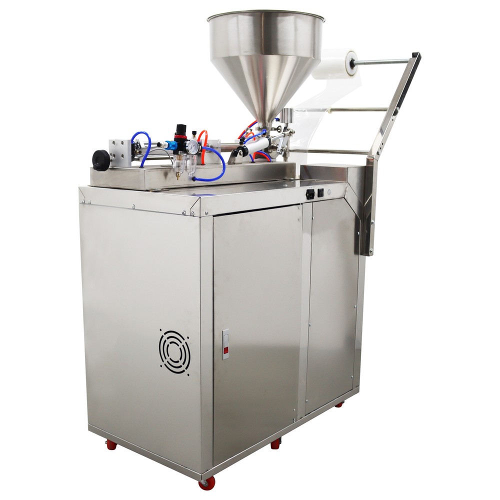 10-100ml Automatic Quantitative Paste Liquid Filling Sealing Machine 110V 0.5KW
