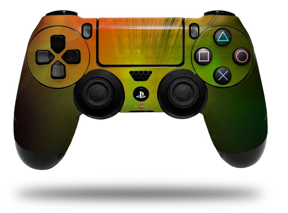 Skin for Sony PS4 Controller Bent Light Orangish