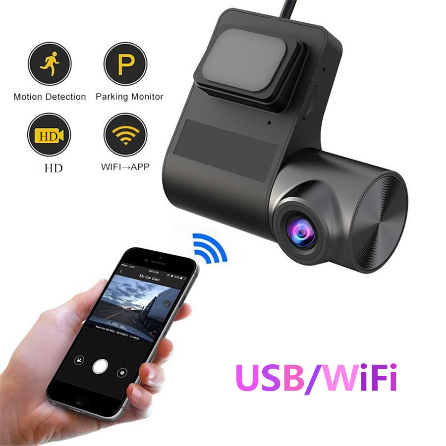 Car Android DVR Dash Camera USB WIFI Video Recorder 1080P Night Vision G-sensor