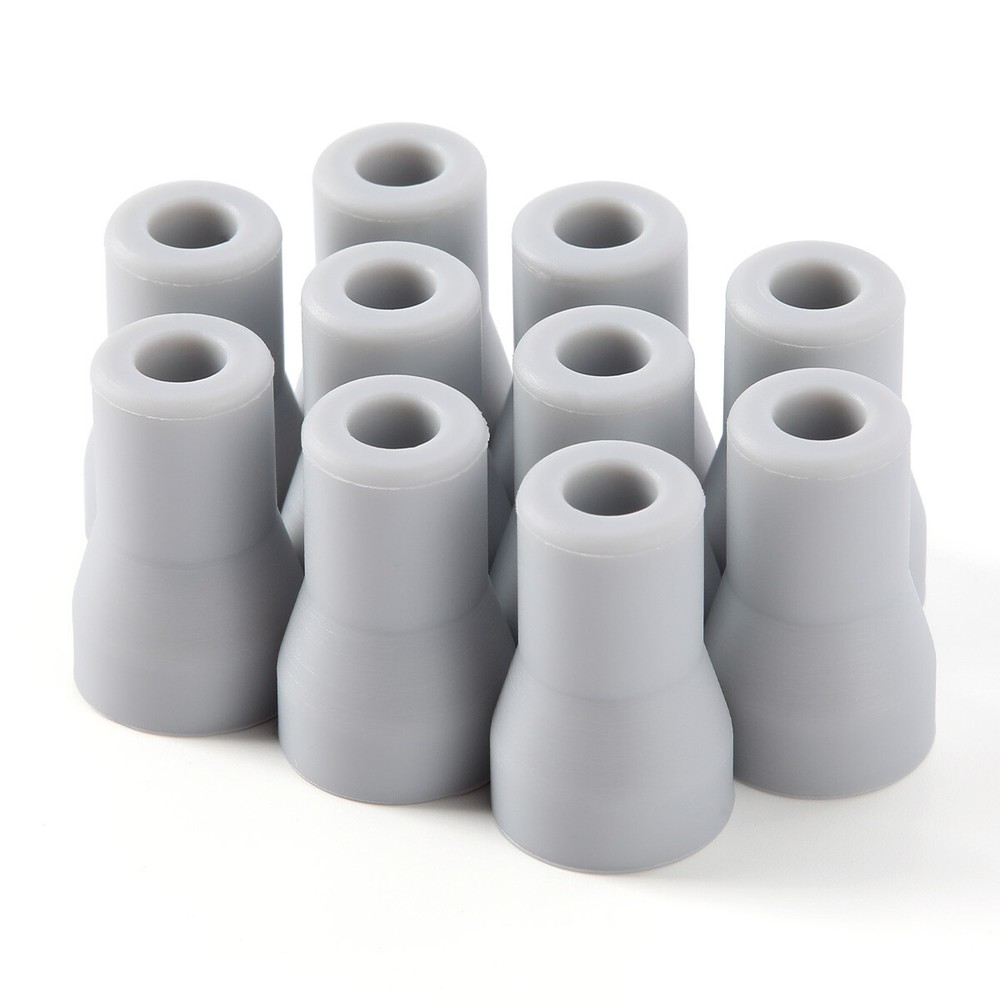10Pc Dental Saliva Ejector Strong Suction Rubber Snap Tip Adapter Replacement