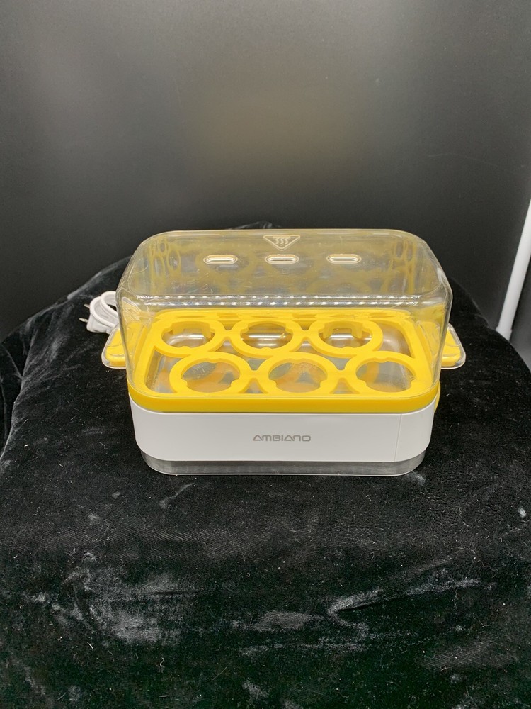 Ambiano Egg Cooker ~ 400W ~ 6 Egg Capacity ~ YELLOW