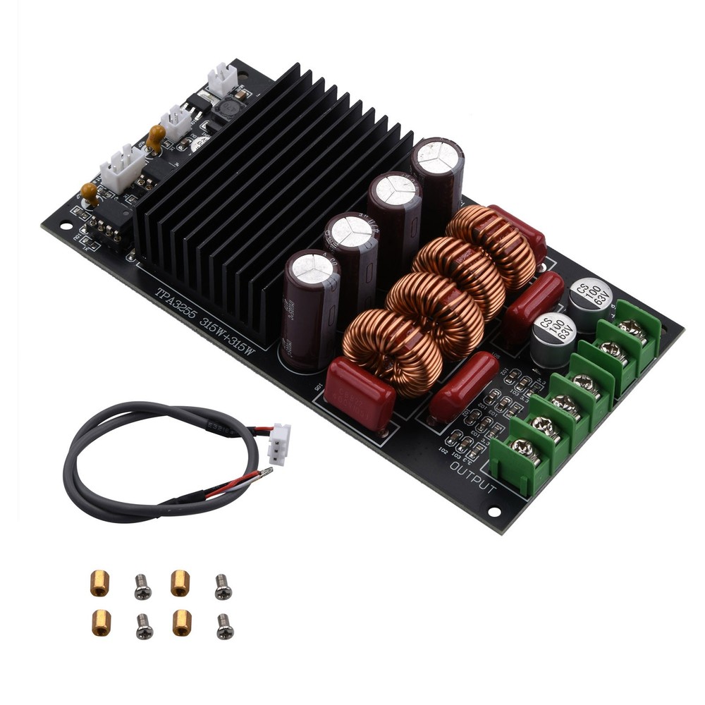 Amplifier Board Adopts an 85mR MOSFET and an optimized gate driver scheme