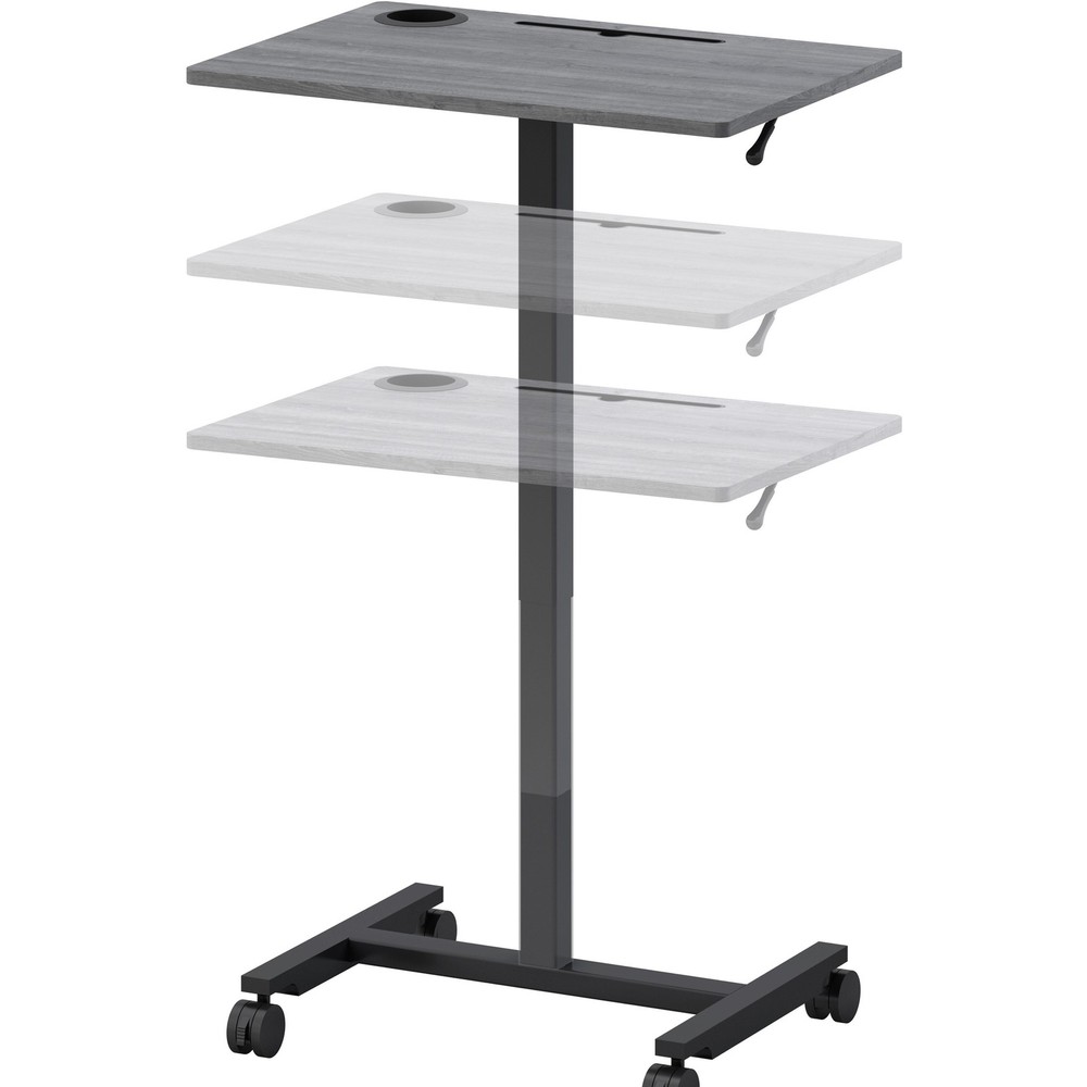 Lorell Height-adjustable Mobile Desk (llr-84837) (llr84837)