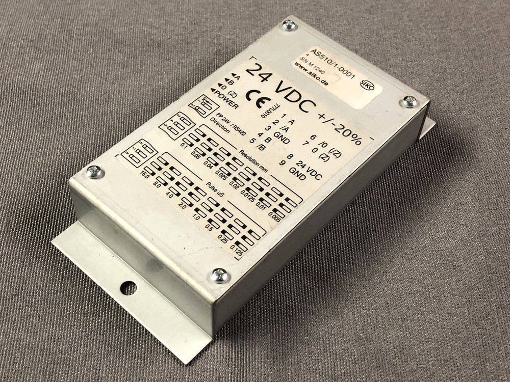 Siko AS510/1-0001 Linear Encoder Translation Module 5um Max. Resolution 24VDC