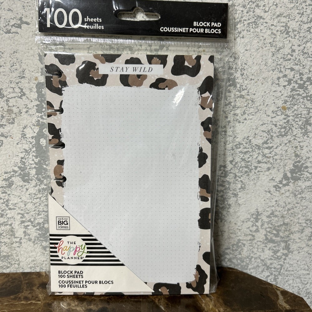 Happy Planner Wild Styled Stay Wild Mini Block Pad