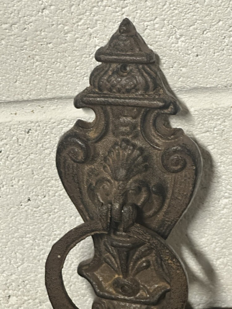 Large Antique Cast Iron Door Knocker